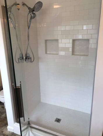 Hershey Handyman tile installation for shower and floor in Hershey, PA